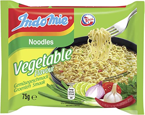 Indomie Fideos instantáneos, vegetales - 75 gr