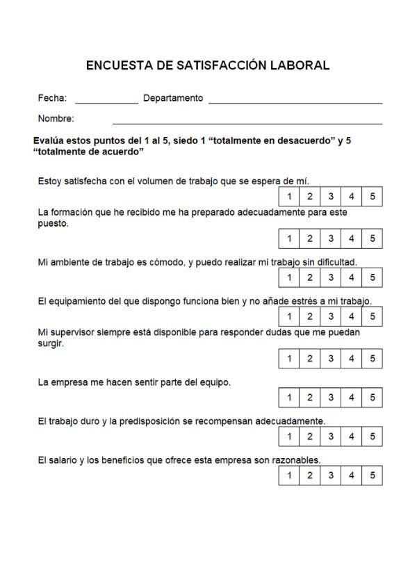 Gestión del Personal: Definición, Tipos y Objetivos Clave 13 Cómo crear una encuesta de satisfacción laboral