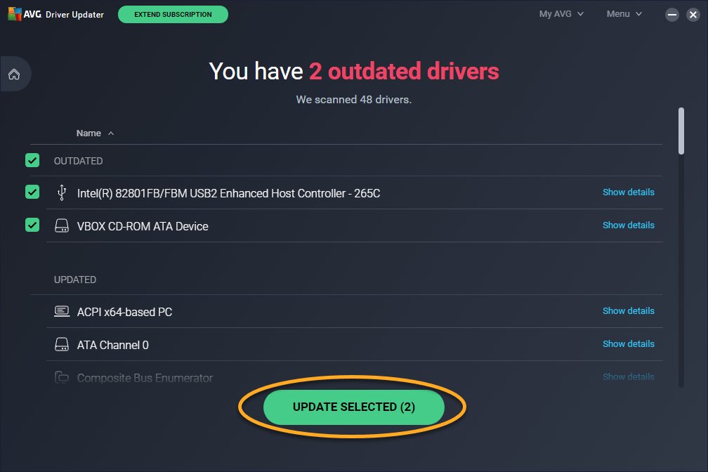 Desventajas de usar AVG Driver Updater
