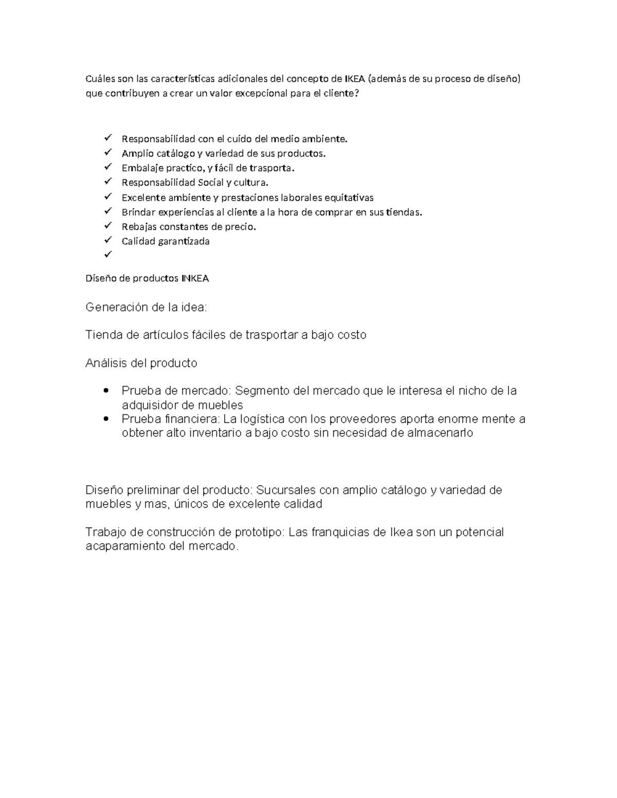 ¿Qué características adicionales deben considerarse?