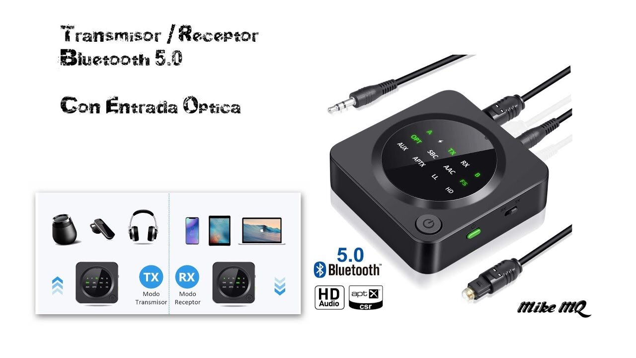 Utilizar un transmisor Bluetooth con múltiples salidas